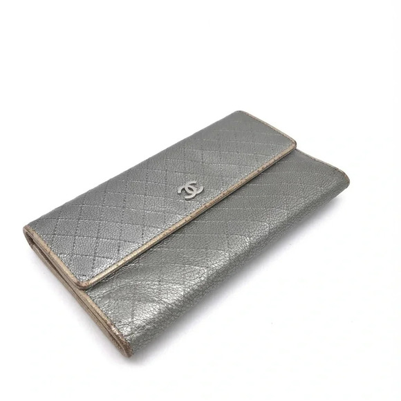 Chanel Long Wallet, Matelasse, Leather - Picture 8 of 16